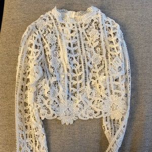 Lace Tobi Long Sleeve Blouse